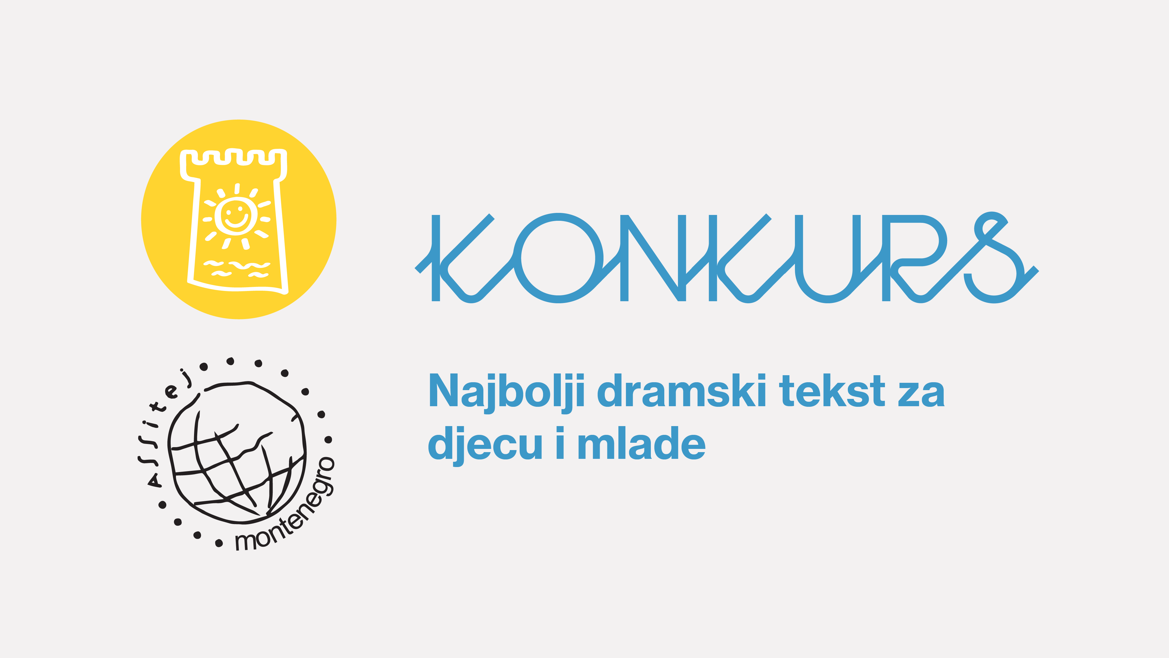 KONKURS ZA NAJBOLJI DRAMSKI TEKST ZA DJECU I MLADE